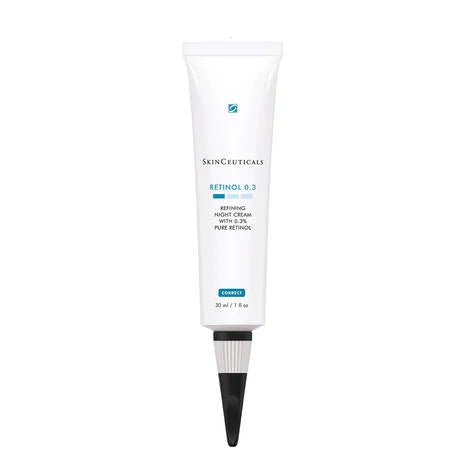 Skinceuticals Retinol 0.3 cream tube on a white background