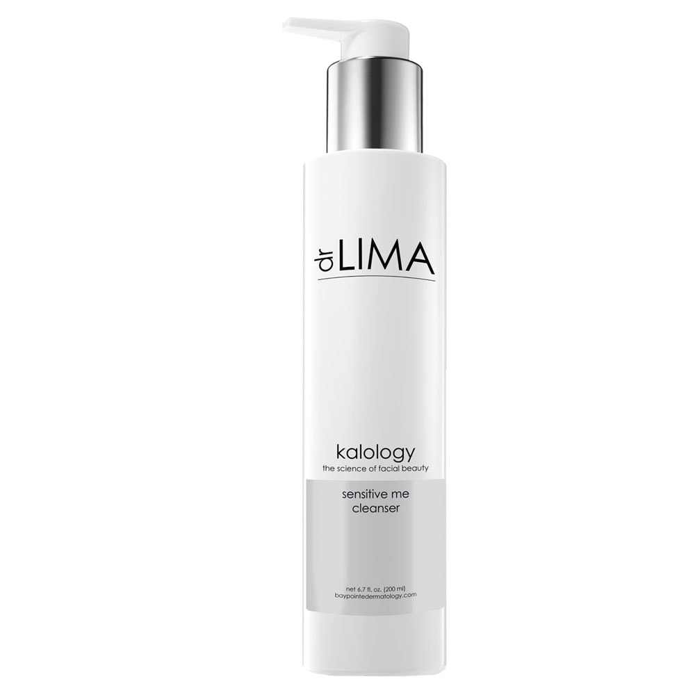 Dr. Lima sensative me skincare cleanser bottle on a white background